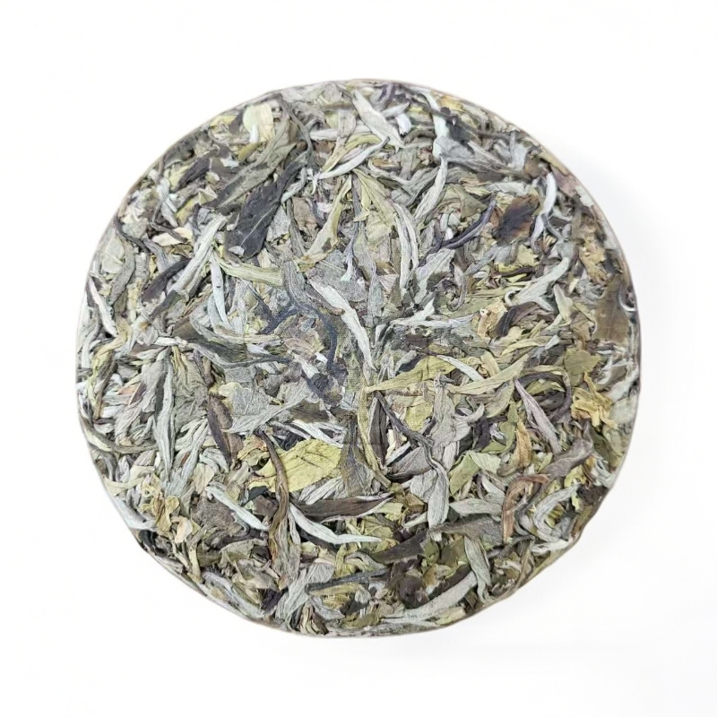 《石斛花》2025年古树头春200g饼-普洱茶白茶 