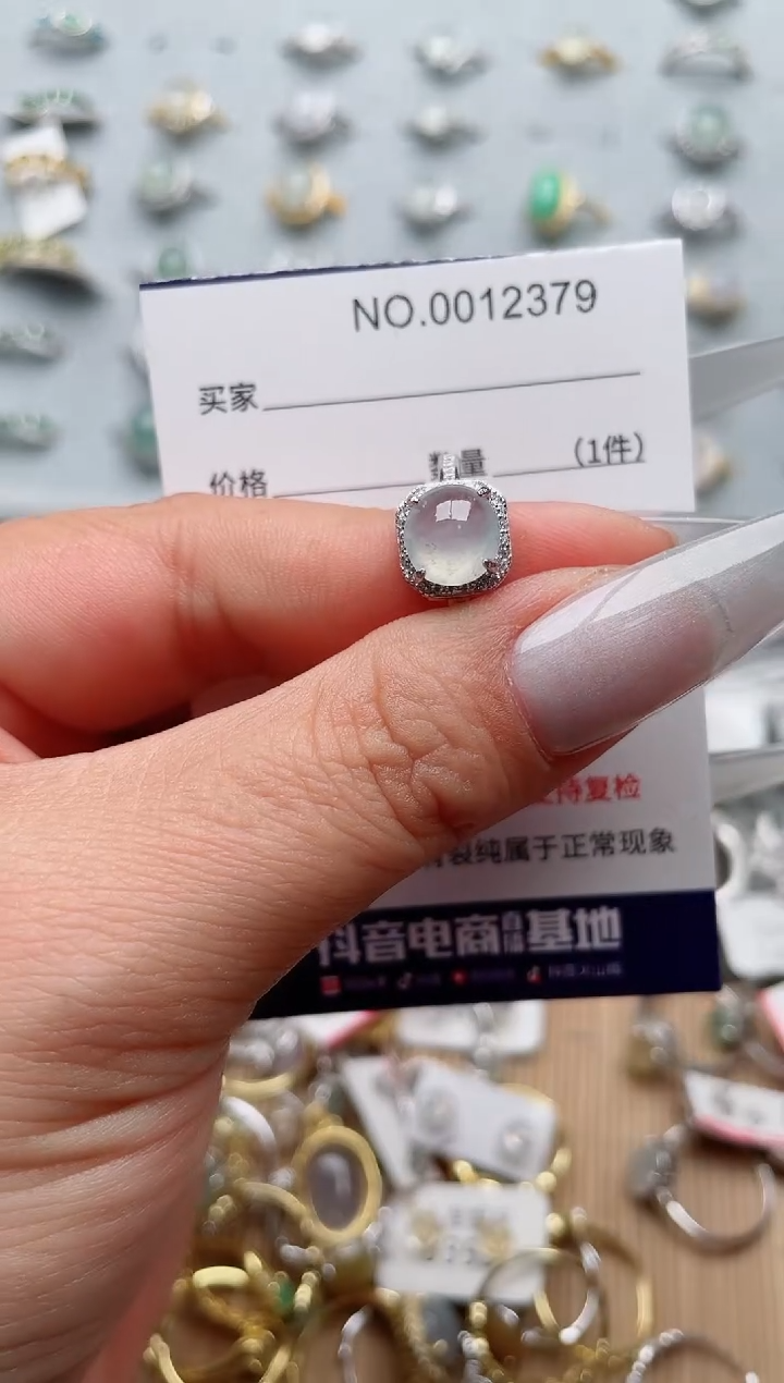【闪购商品】翡翠戒指银S925镶嵌·