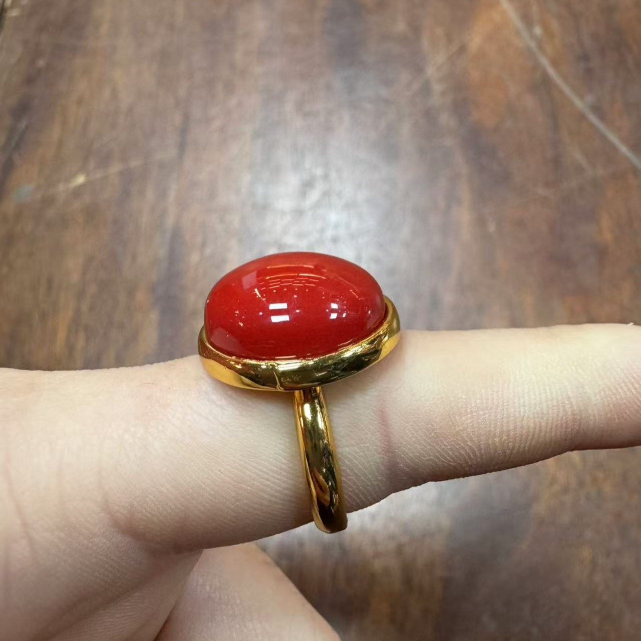 【闪购商品】三三戒指玛瑙