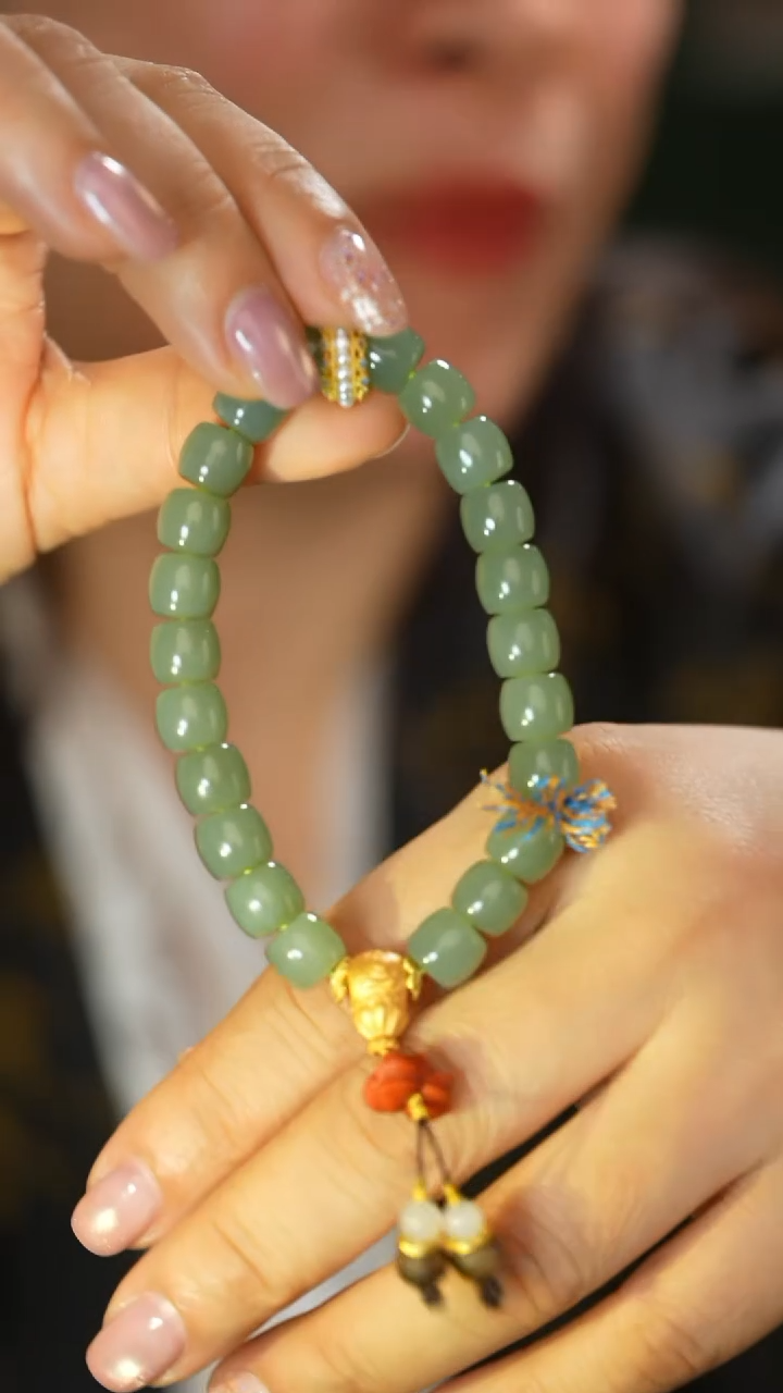 未镶嵌手链和田玉手串