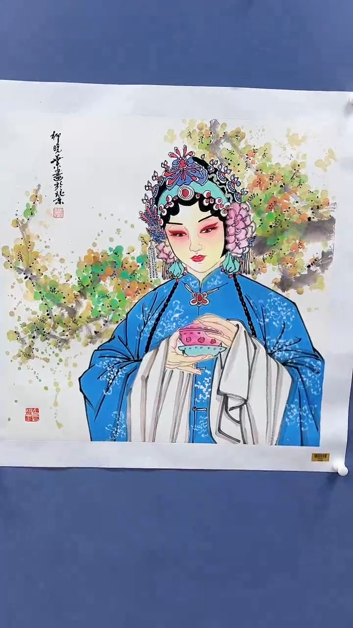【闪购商品】绘画柳晓叶绘画4平尺戏曲人物