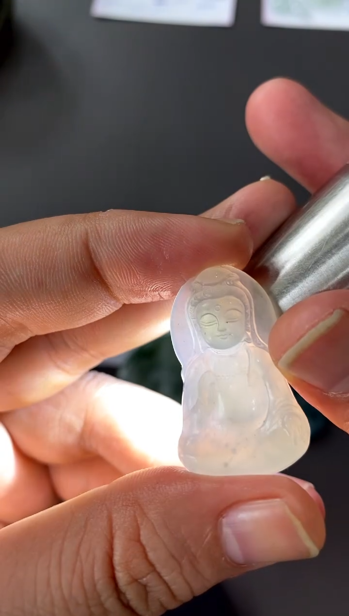 【闪购商品】定制翡翠未镶嵌观音