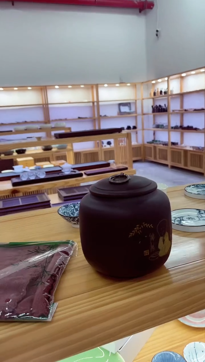 【闪购商品】紫砂【四两茶叶罐】佛悟和尚@@MCYGZSSLFW