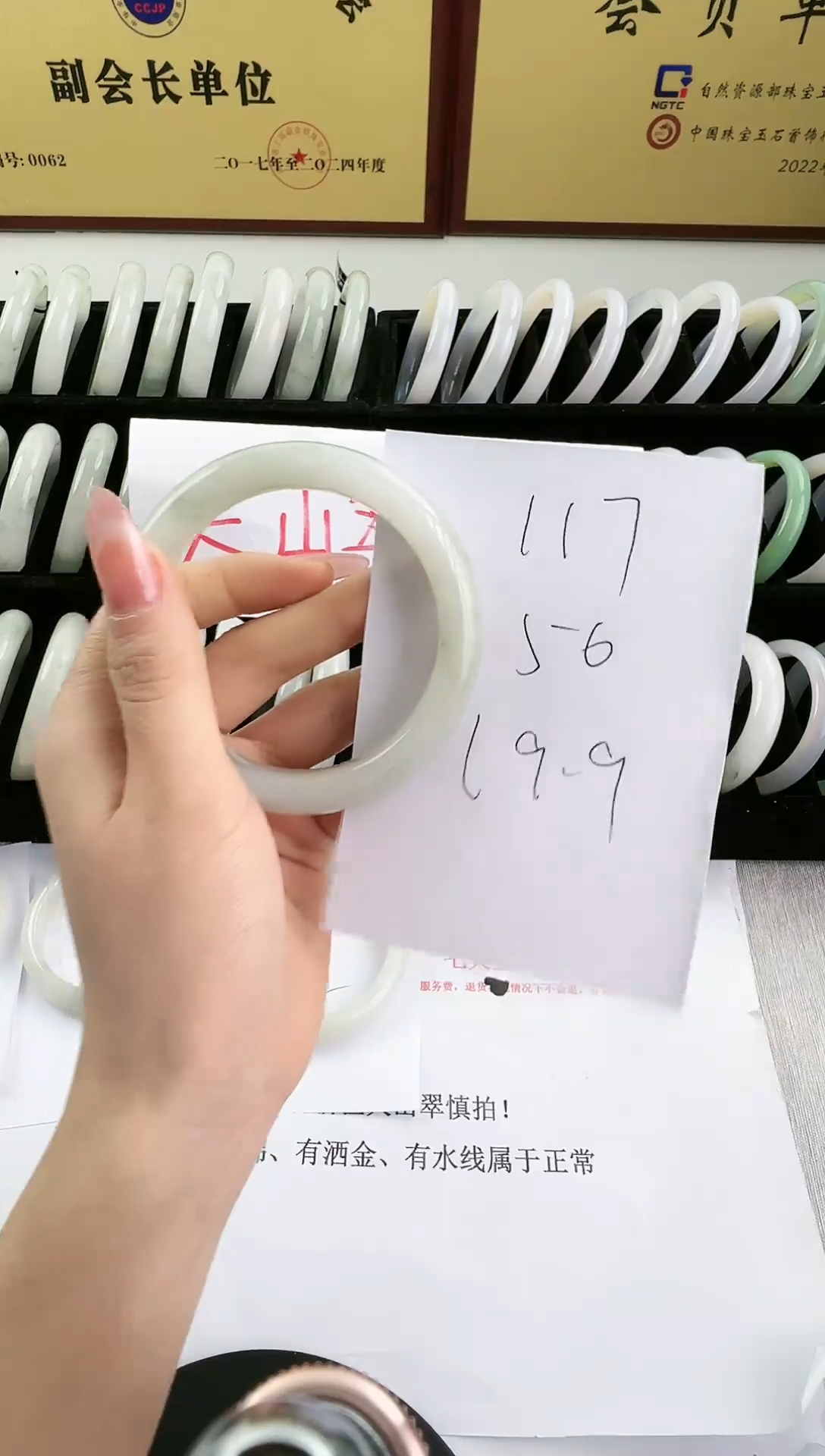 未镶嵌手镯石英质玉117