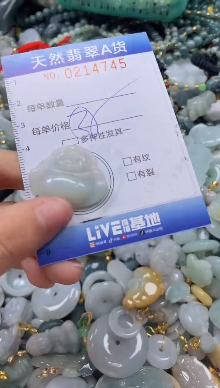 翡翠未镶嵌颈饰闪购0214745