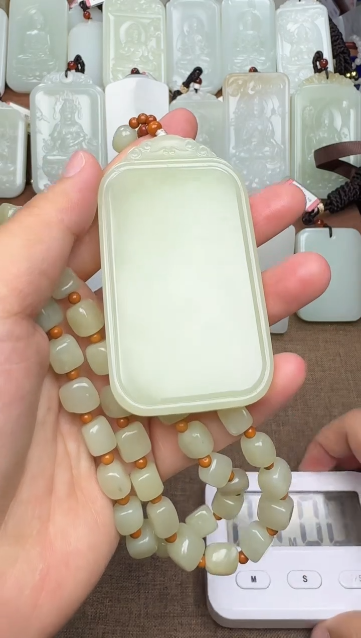 【闪购商品】和田玉颈饰未镶嵌和田玉挂件