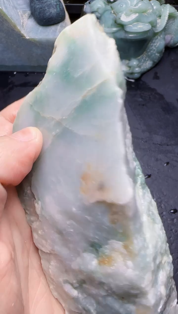 颈饰未镶嵌翡翠7*104