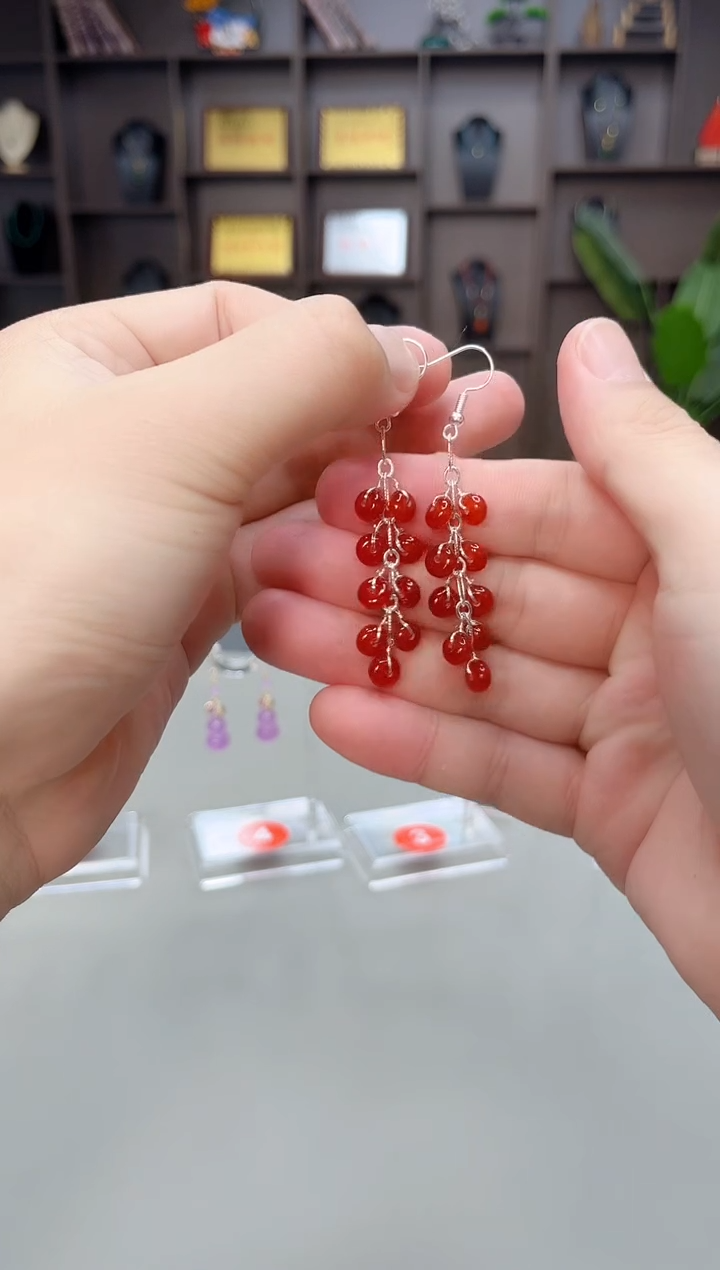 未镶嵌耳饰玛瑙/玉髓323000