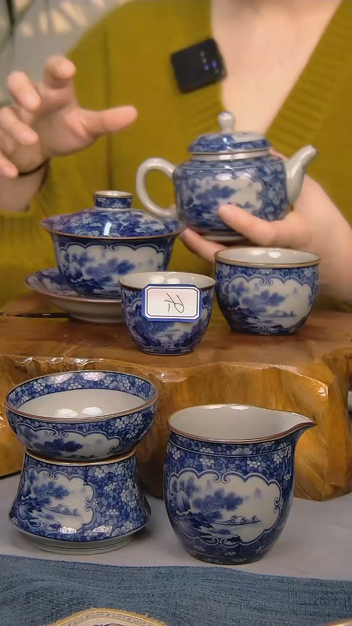 【闪购商品】简装家用款11件套 陶瓷家用茶具系列