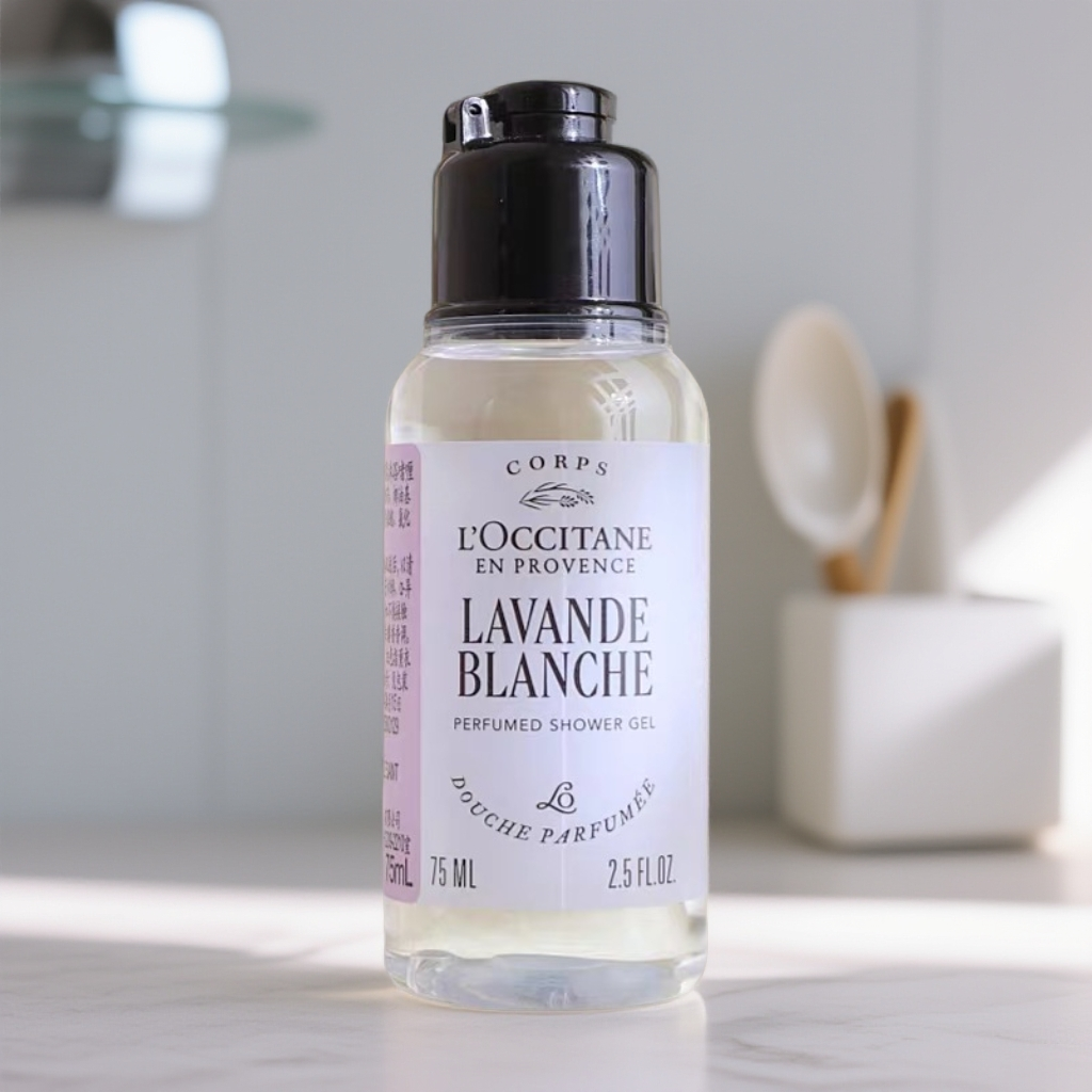L'occitane/欧舒丹白色薰衣草香氛沐浴啫喱