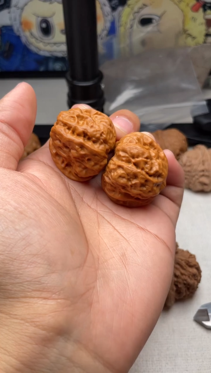 把件文玩核桃冬***雪1209-冬天不下-蛤蟆