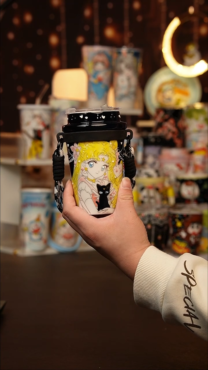 (玉泥）景德镇手工手绘文创陶瓷杯