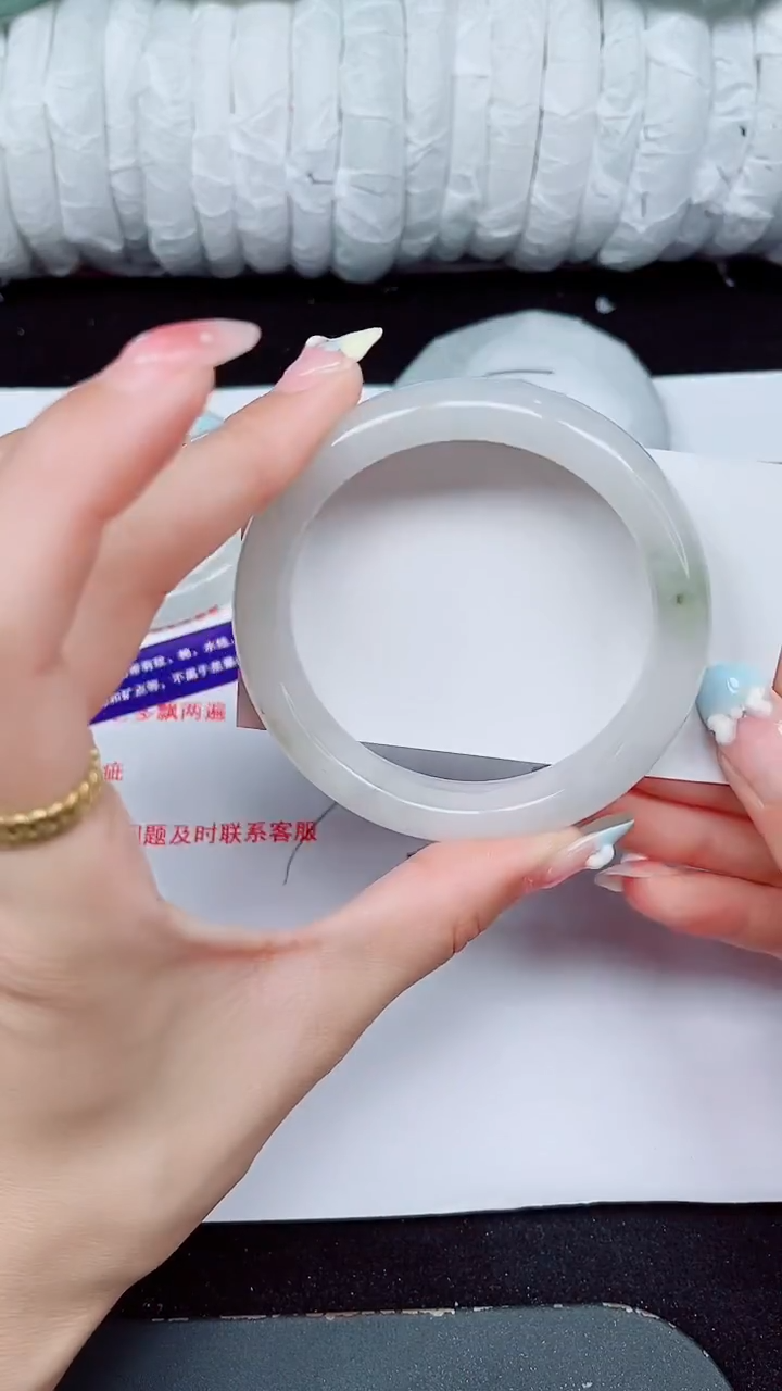 未镶嵌手镯石英质玉337-57/58