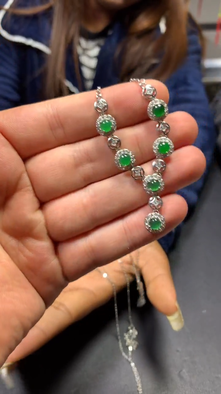 【闪购商品】翡翠项链未镶嵌0698921646/多样性发一