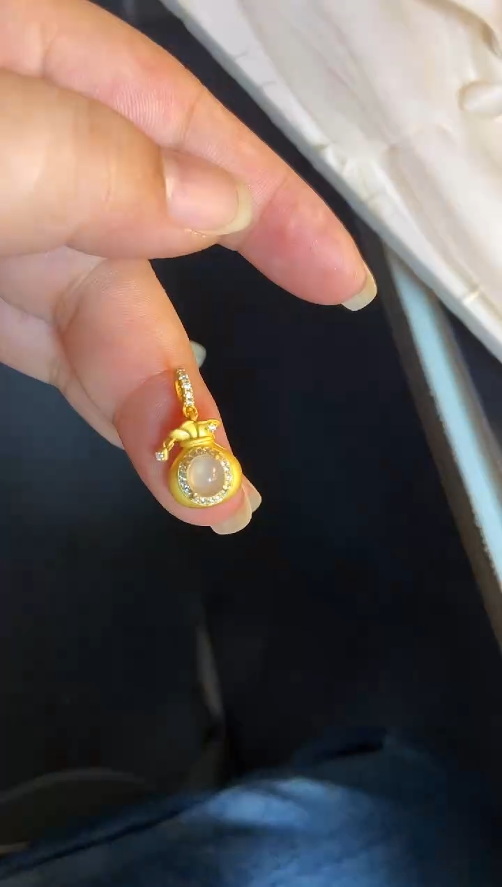 吊坠(不含链)银S925镶嵌翡翠1