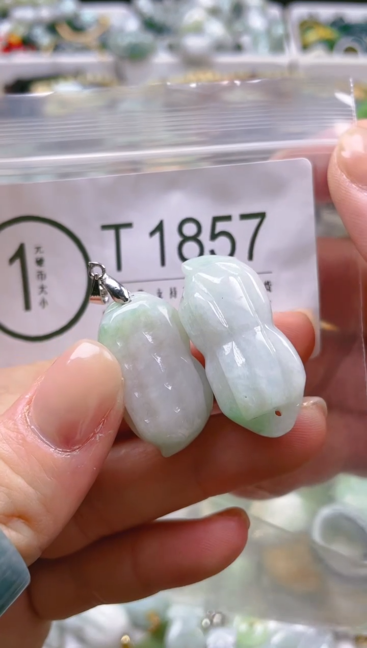 【闪购商品】翡翠颈饰未镶嵌/T/翡翠A货一图一物