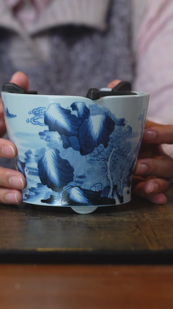 弥云斋康熙山水炉子