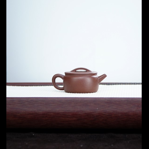 【三时紫砂】003零添加 四号井底槽清迷你汉瓦 60cc
