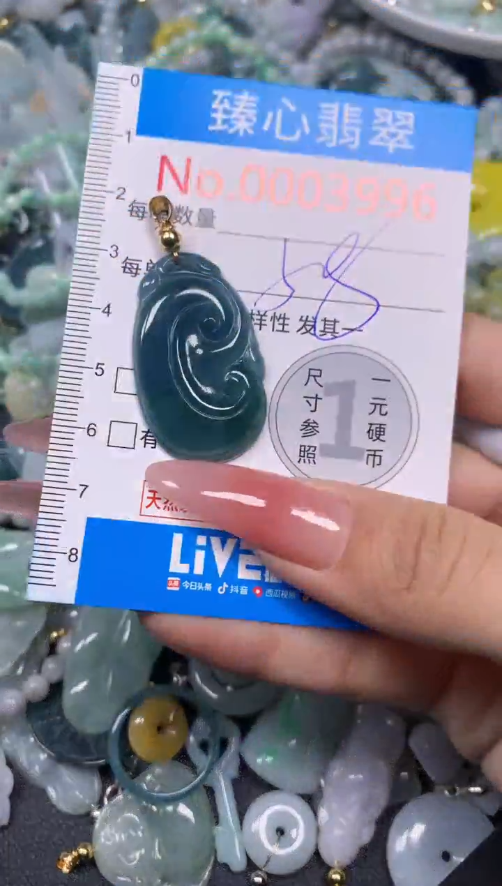 【闪购商品】翡翠颈饰未镶嵌含绳0003996