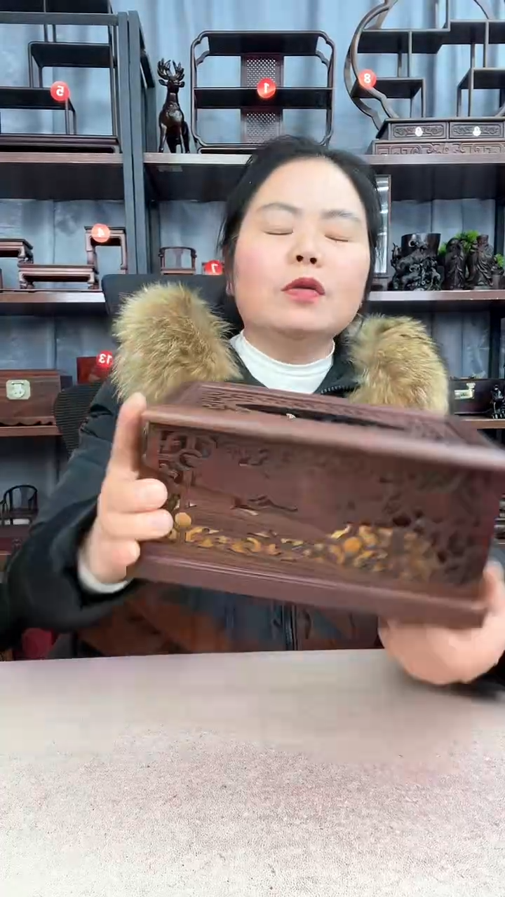 【闪购商品】乌木类端景台166小李红木工艺品小李红木工艺品