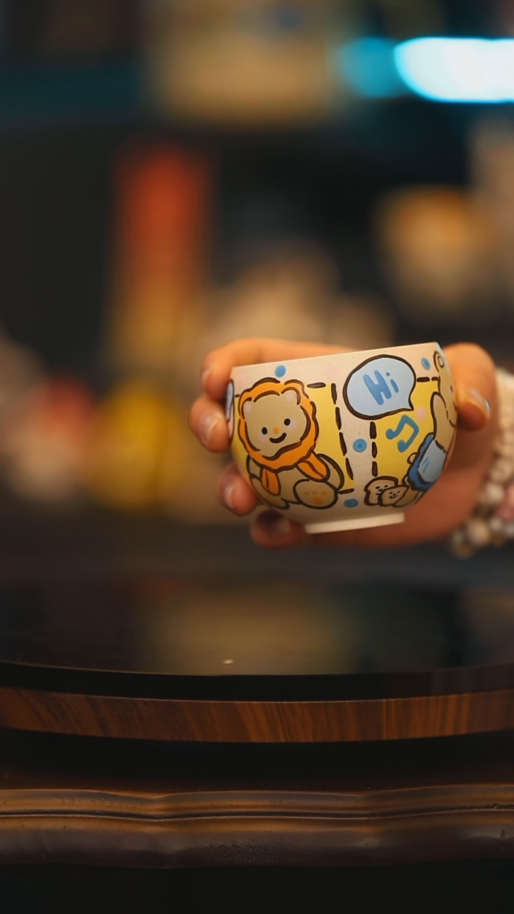 【闪购商品】杯子景德镇高温釉下彩绘设计师款