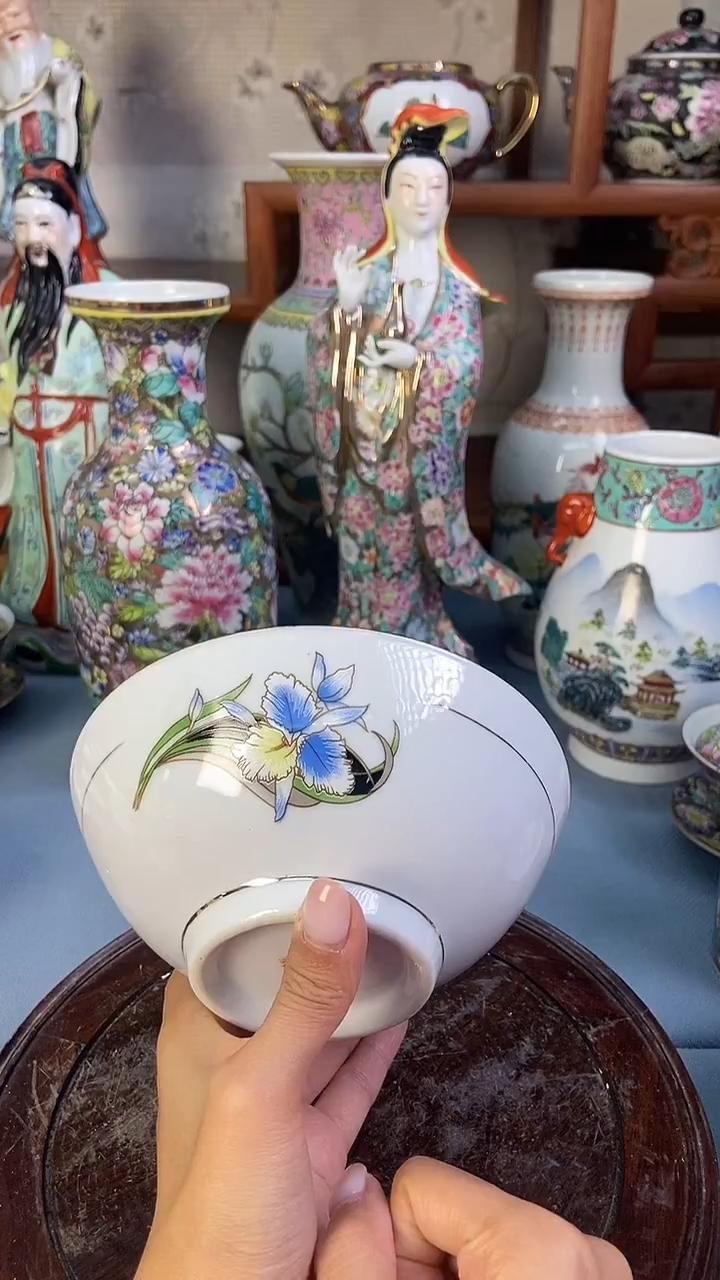 瓷片微瑕慎拍景德镇窑老厂瓷器单件