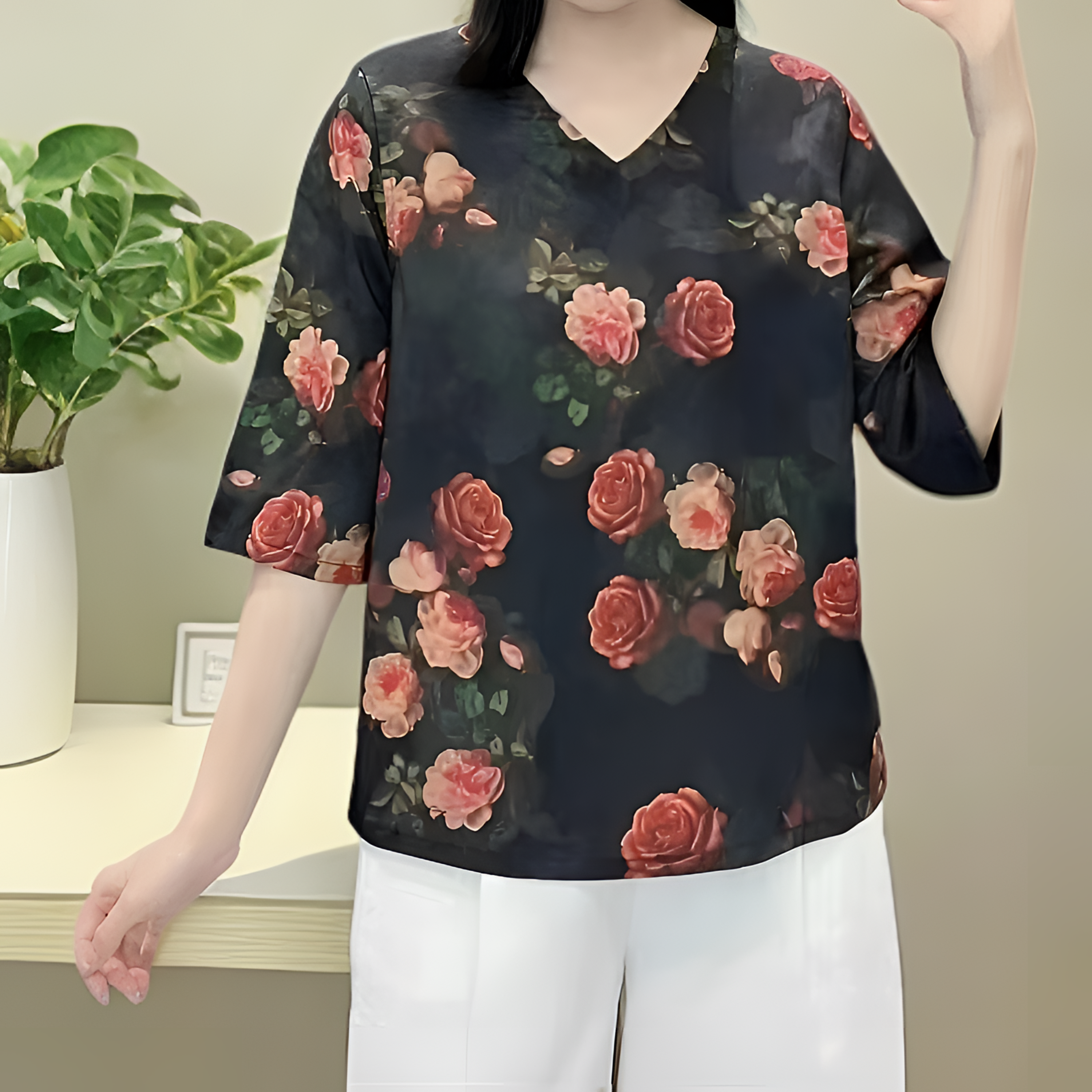 春夏新款【玫瑰小衫】花萝提花双面穿国风复古系时尚潮流款