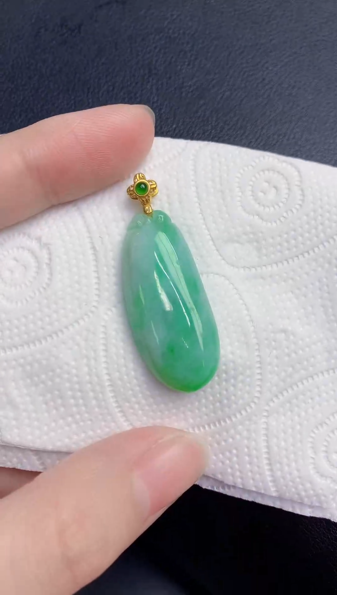 颈饰未镶嵌翡翠天然翡翠缅甸A货