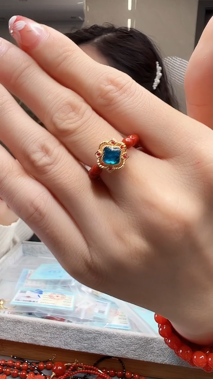 【闪购商品】南红玛瑙戒圈未镶嵌/16#