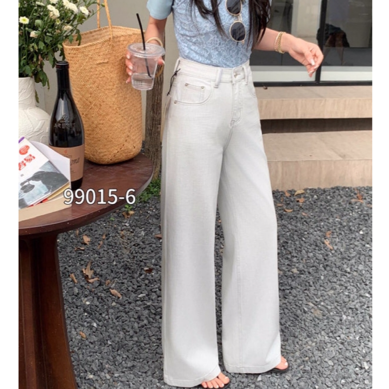 【南油玲姐】白色新款牛仔裤99015-6