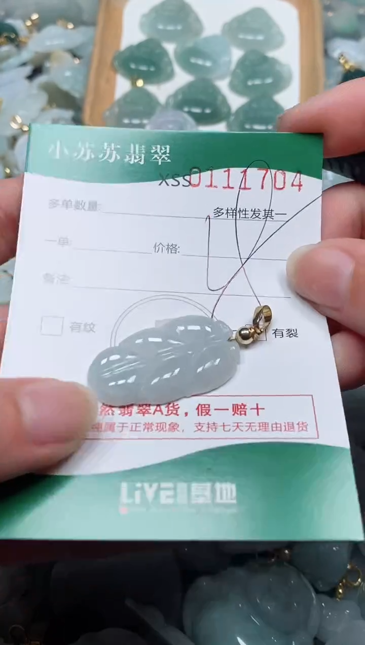 【闪购商品】翡翠颈饰未镶嵌闪购商品0111704