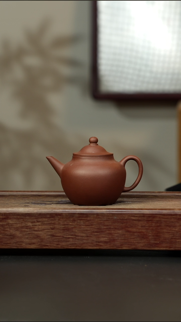 茶壶紫砂底槽清 笠帽水平