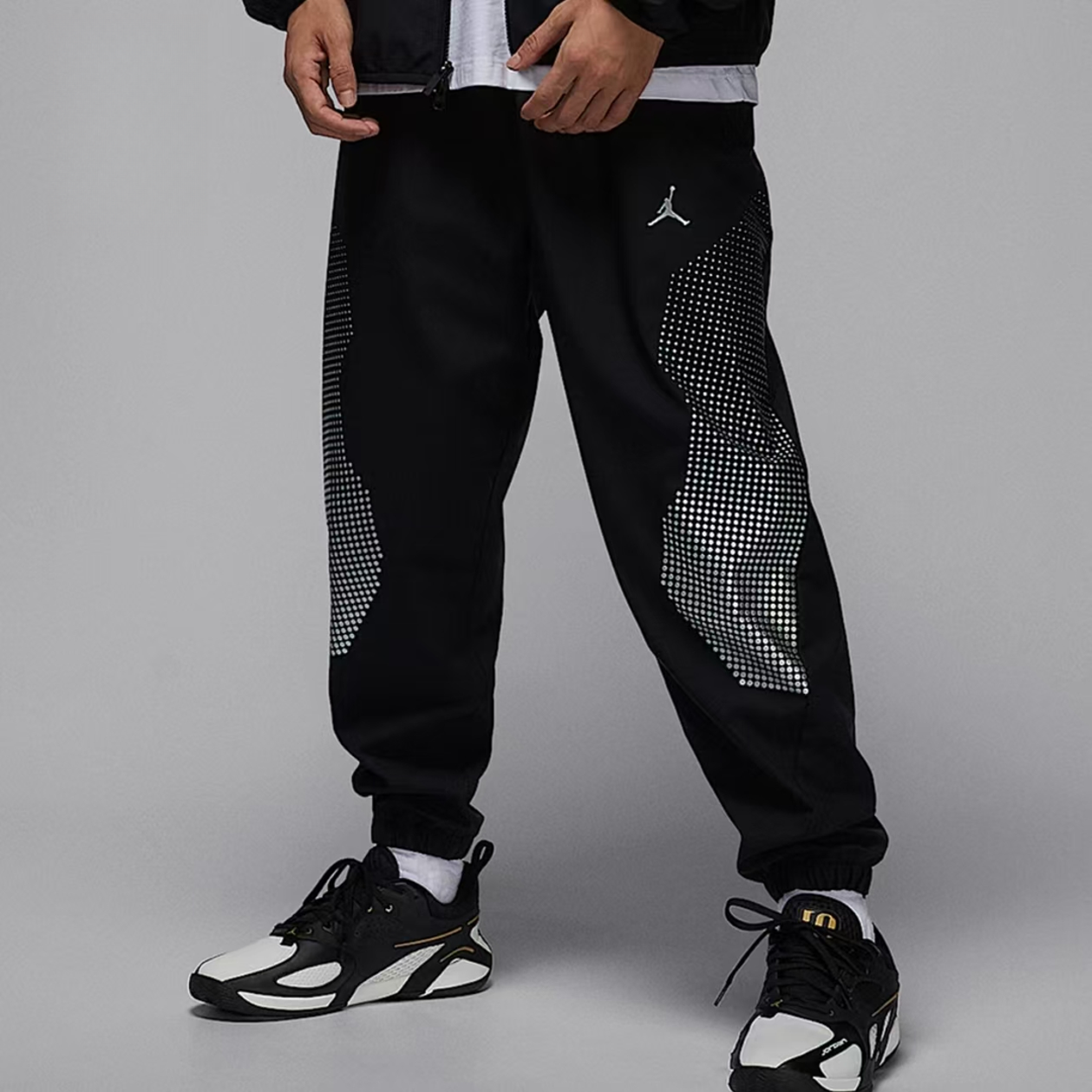 NIKE/耐克官方AJ男子秋季新款黑色运动休闲长裤HF9891-011流光风