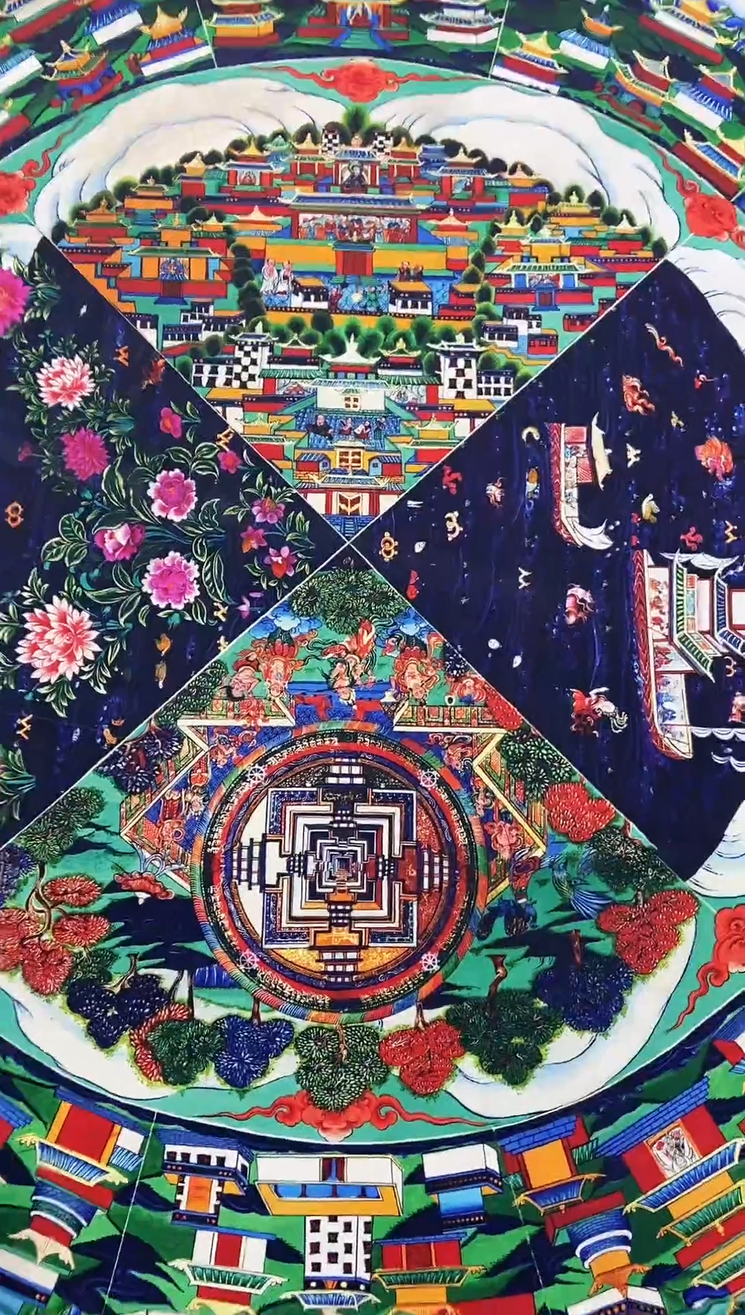 卷轴画精品挂饰 唐卡tk16027