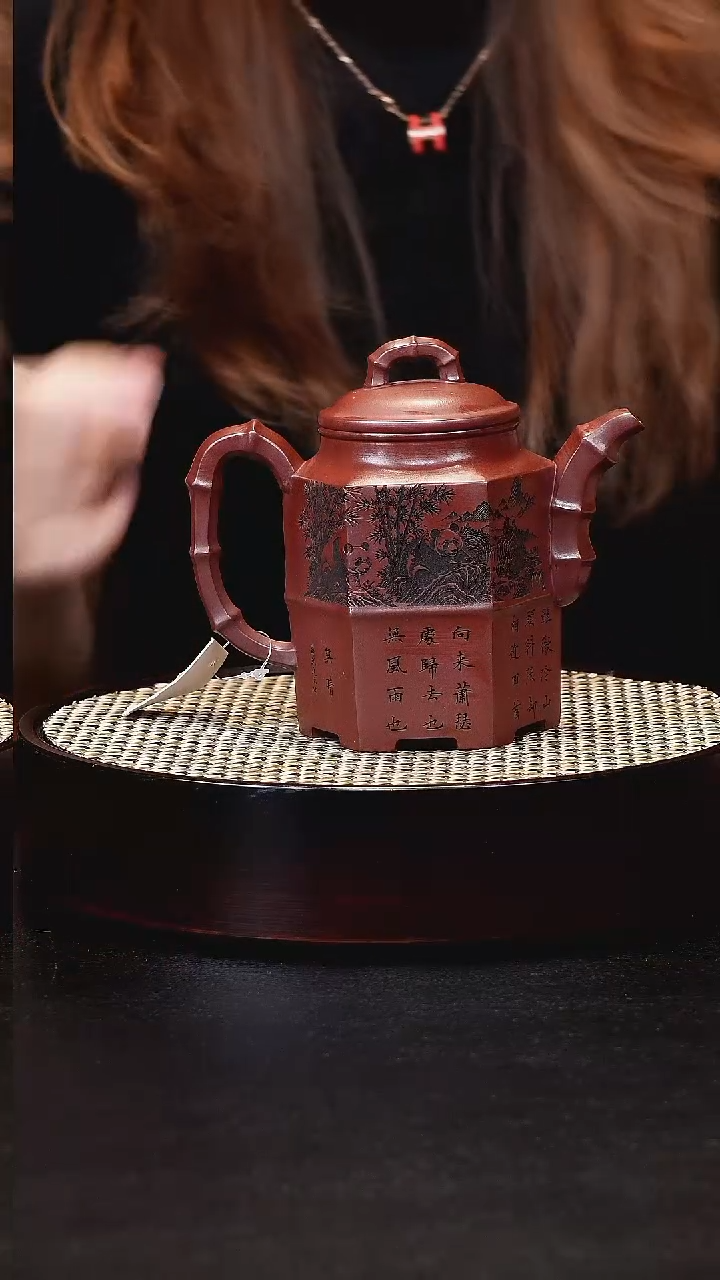 茶壶紫砂宜兴茶壶h55708