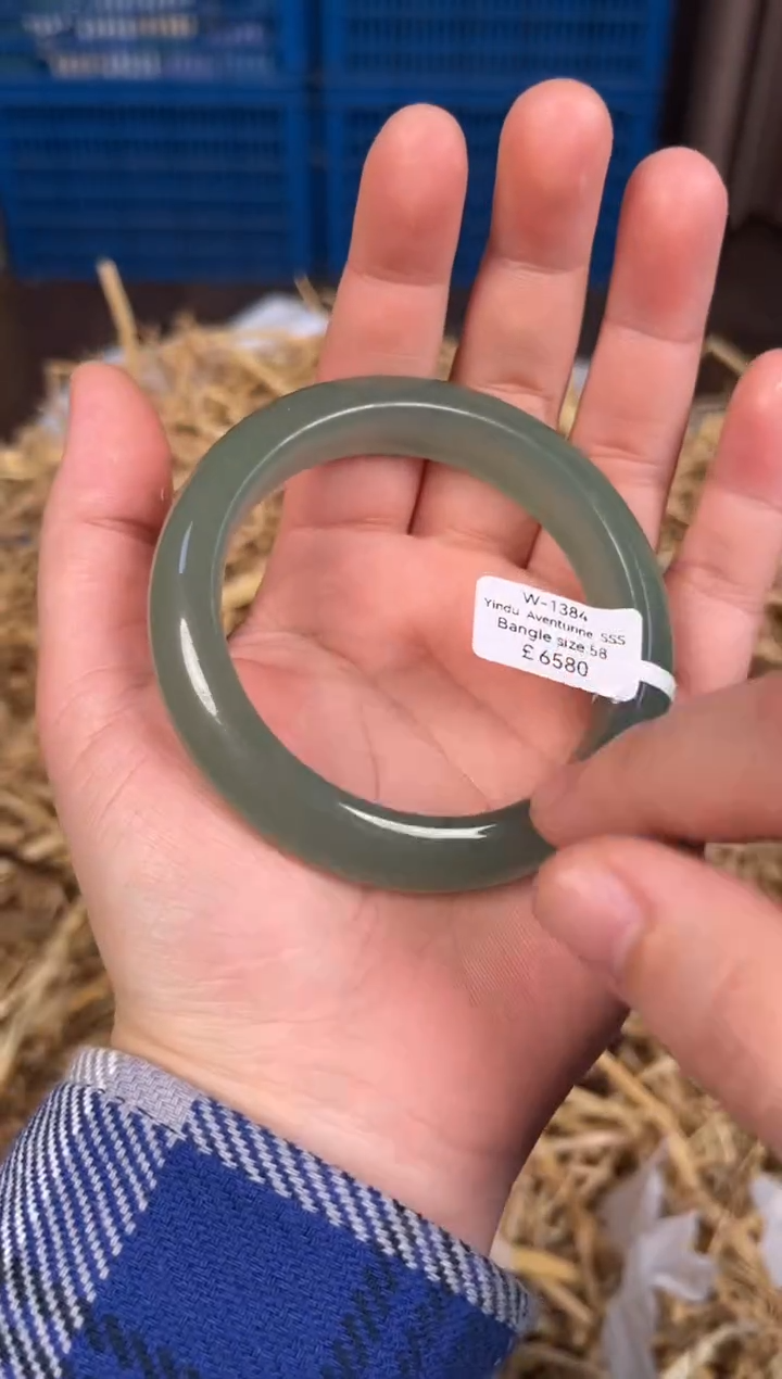 未镶嵌手镯石英质玉编码W1384