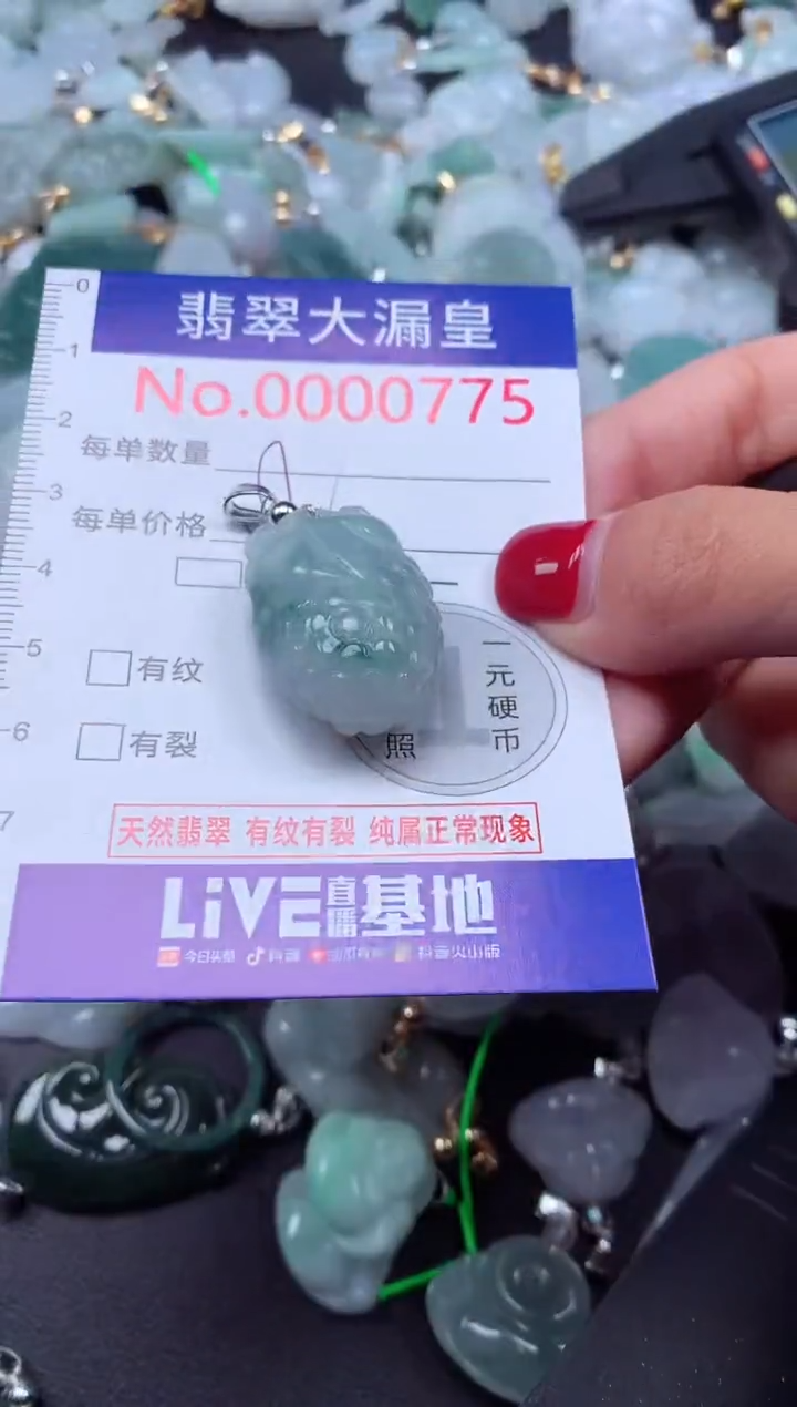 颈饰未镶嵌翡翠7751