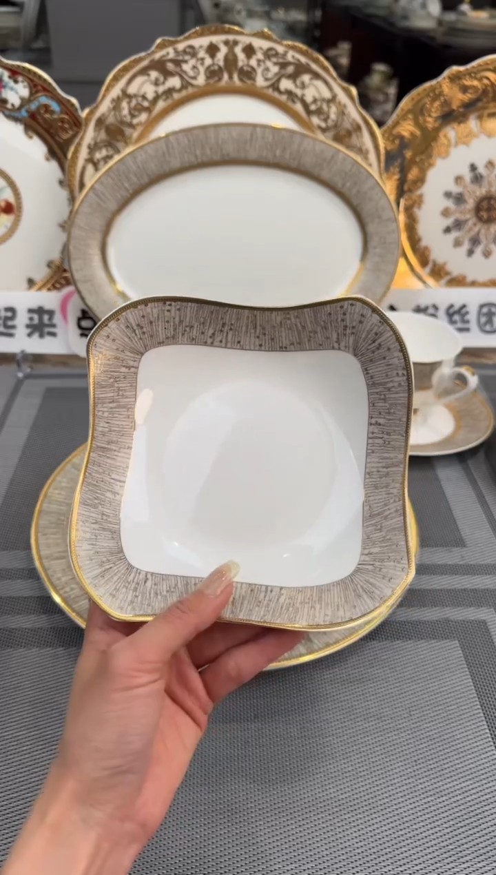 【闪购商品】瓷片6寸方形沙拉碗2个  福利价  福利价