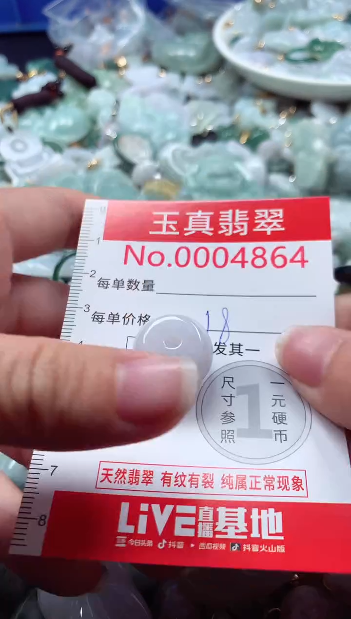 吊坠(不含链)未镶嵌翡翠4864