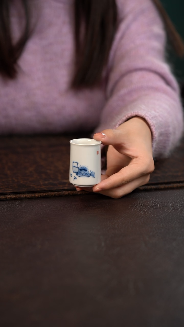 【闪购商品】杯聚澜堂大吉清供拇指杯