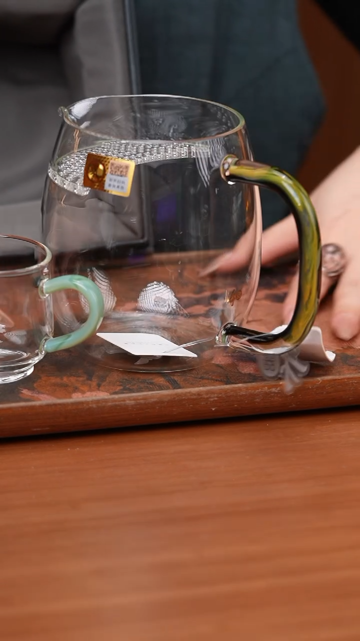 【闪购商品】禾器/澄然煮茶器（凤尾青绿）+水月杯青玉