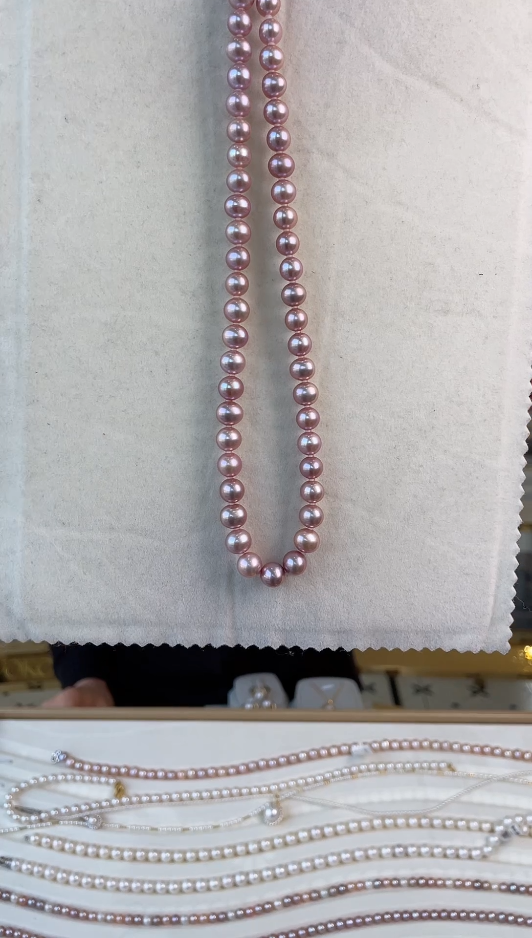 【闪购商品】淡水珍珠项链未镶嵌项链7.8mm