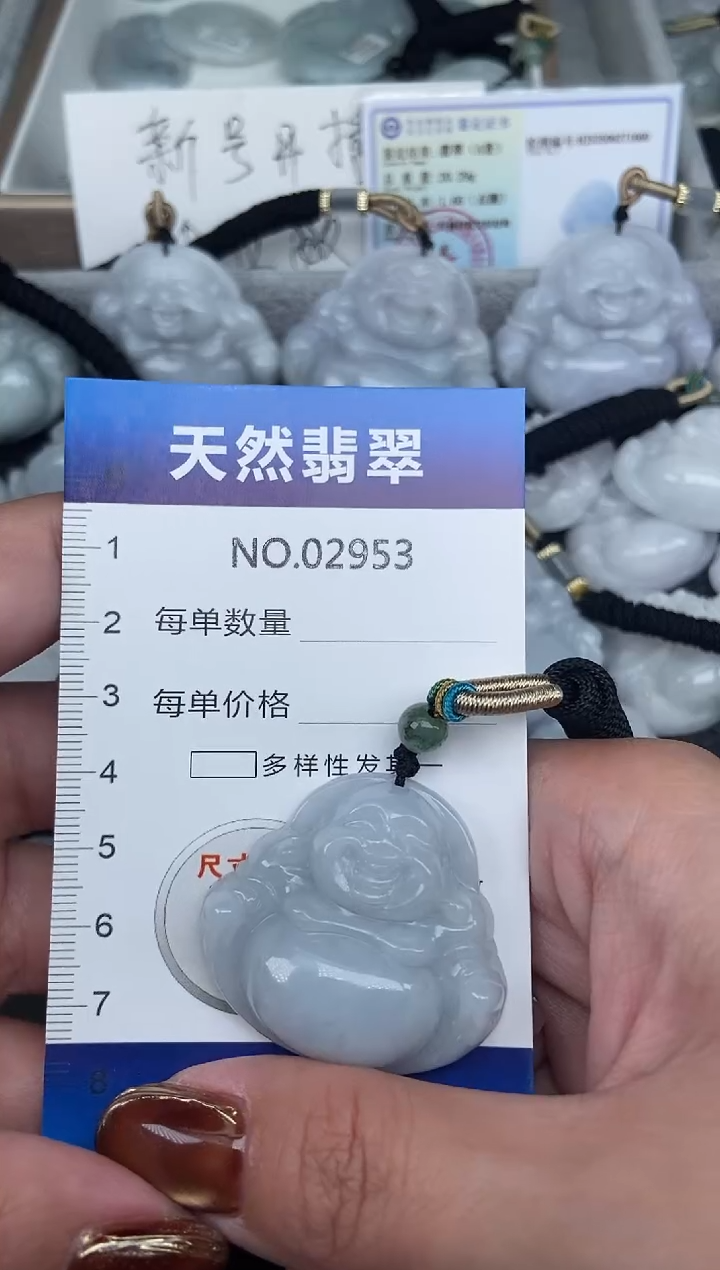 颈饰未镶嵌翡翠纯天然A货翡翠2953