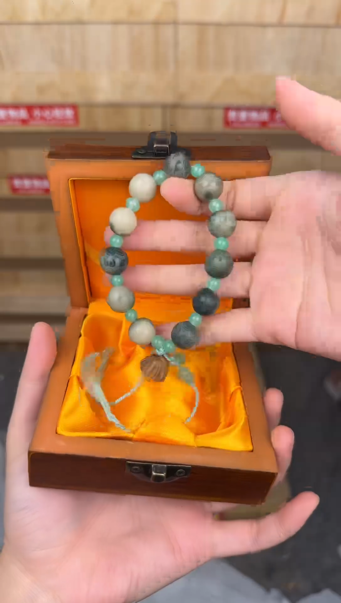 慈木器文玩阁半山半水菩提莲蓬链接@@YS942