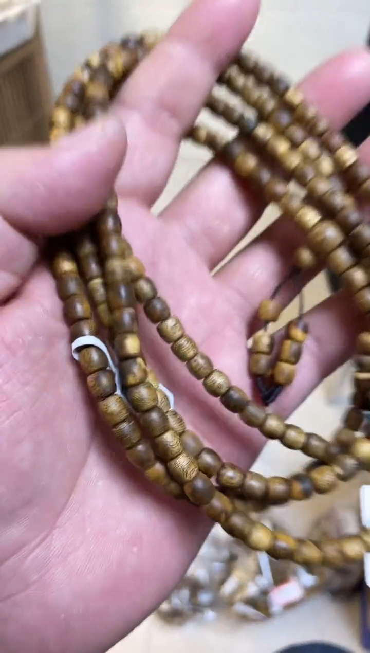 【闪购商品】沉香手串海南莺歌绿圆珠长串0.6多样性发其一