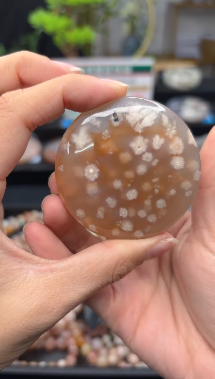 【闪购商品】石英质玉吊坠(不含链)未镶嵌C544（送绳）