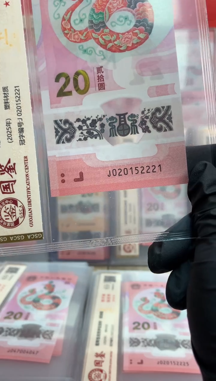 【闪购商品】塑料蛇钞 真钞【单张】2221