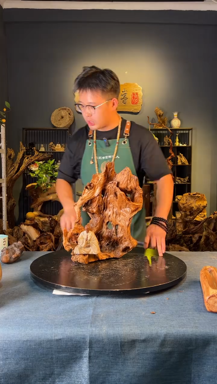 木卢师傅根艺作品（不包含人物摆件）