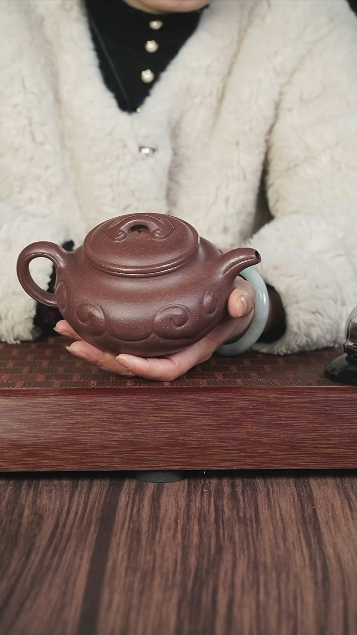 【闪购商品】紫砂茶壶jmt  千禧紫泥  如意仿古