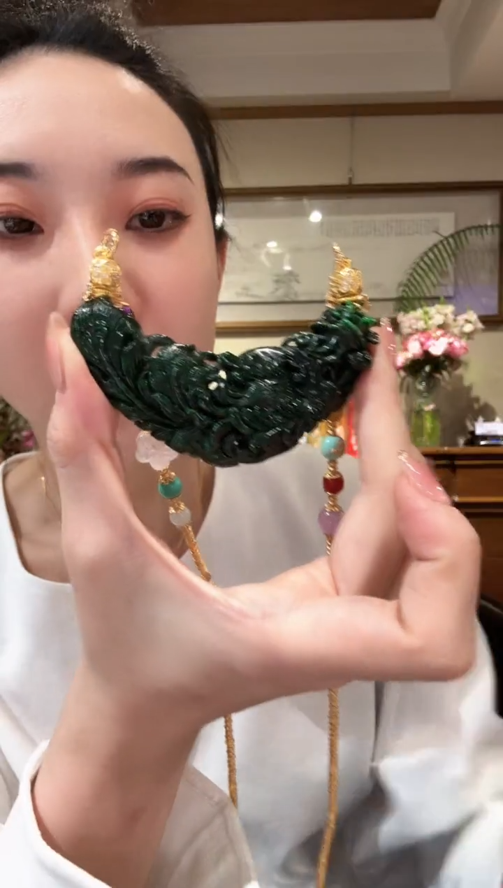 【闪购商品】翡翠颈饰未镶嵌国风